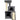 Arbre a chat - 44,5 x 48 x 86 cm - Gris foncé - 1 plateforme, 1 balle de jeu, 2 niches, 1 rampe